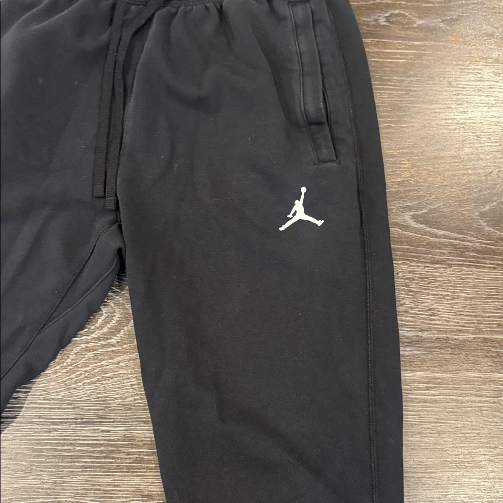 Jordan Men’s Dri Fit Sweat pants Joggers Size S Black Elastic waist